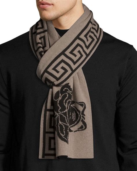 versace scarf mens sale|versace men's scarf sale.